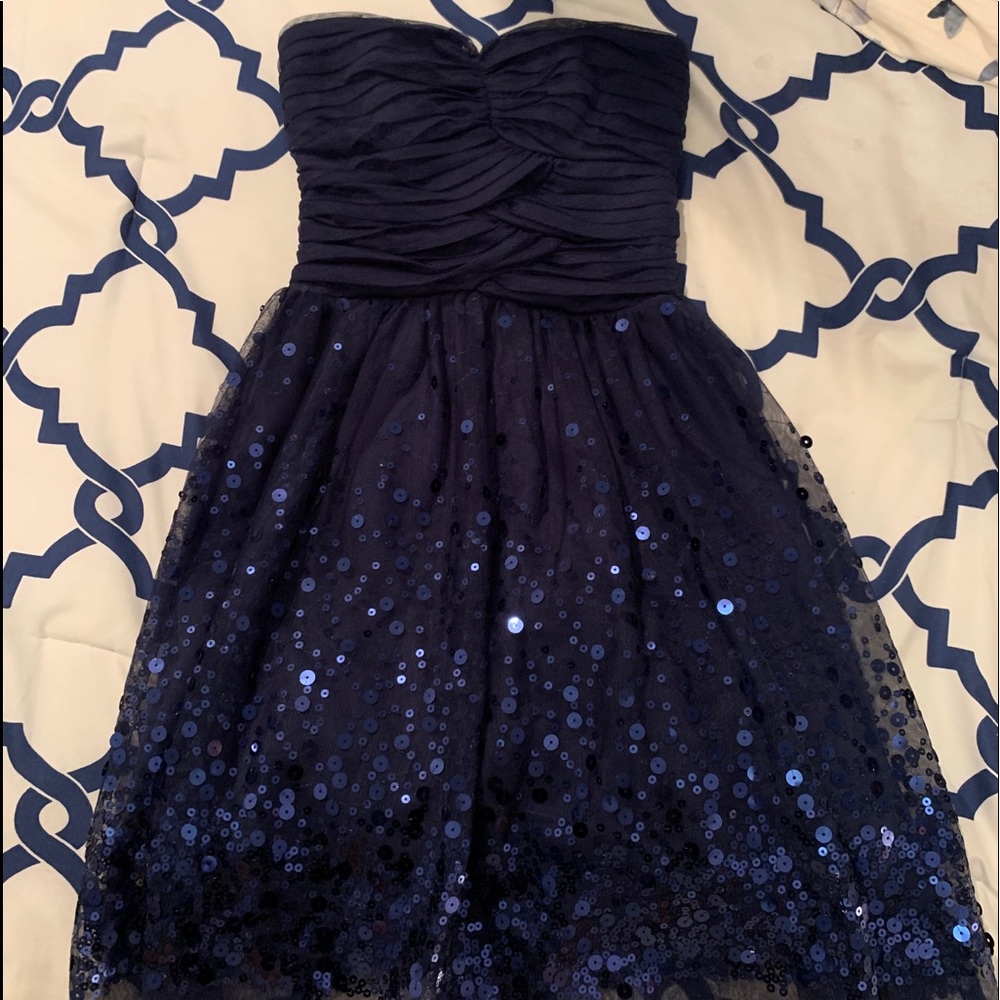 Navy sparkly dress